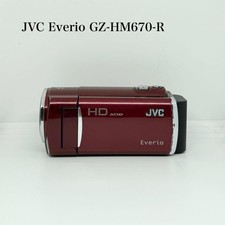 JVC Everio GZ-HM670-R HD Camcorder 40x Optical Zoom 32GB Touch Panel Red