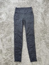 Athleta Leggings Womens Extra Small Gray High Rise Chevron Print Yoga Pants
