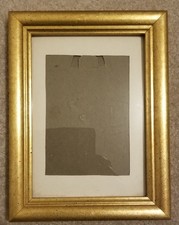 5"x7" Gold Wood Picture Frame,With Glass.