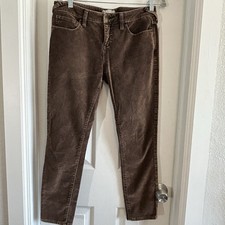 Chocolate Brown Free People Velvet Ankle Pants Women s Size 29