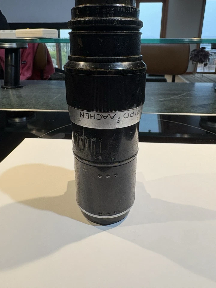 Ernst Leitz Wetzlar KRIPO Aachen Vintage Lens Rare German Police Forensic Leica - Image 4 of 4