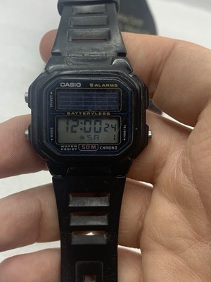 Casio AL-190W Rare Vintage Solar Lcd Digital Watch Parts/Repair
