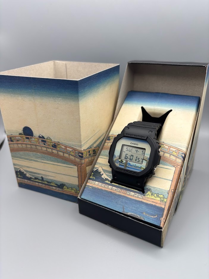 CASIO G-SHOCK DW-5600KHFM25-1JR Hokusai Fukagawa Japan Limited