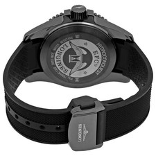 Longines Hydroconquest Automatic All Black Ceramic Men's 43mm Watch L37844569 3