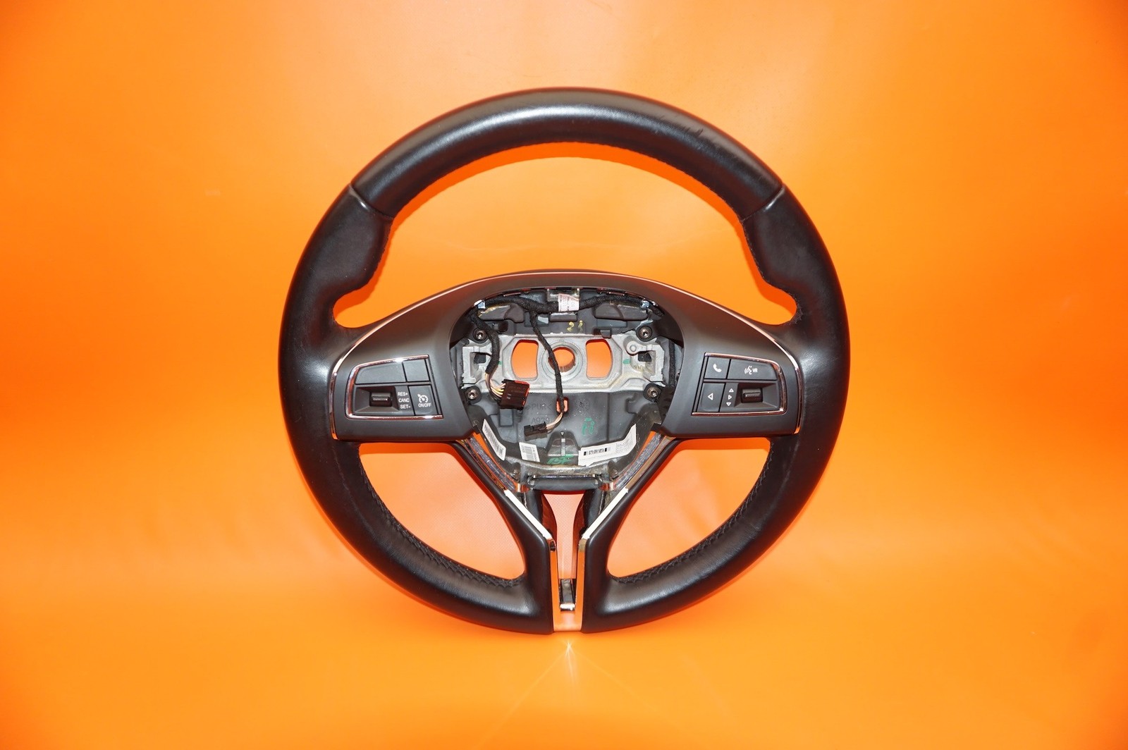 MASERATI QUATTROPORTE STEERING WHEEL 2014 2015 2016 670011666 BLACK OEM