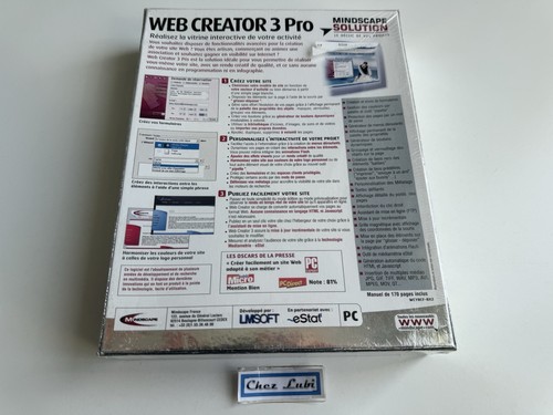 Mindscape Web Creator 3 Pro (2005) - PC Big Box - FR - Neuf Sous Blister - Photo 5/5