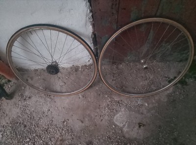 Ruote Bici Corsa A Tubolare Con Mozzi Campagnolo E Cerchi Nisi