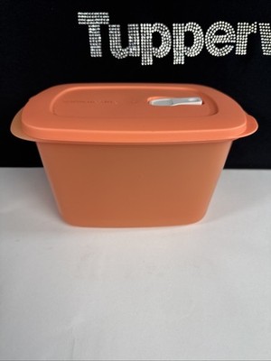 Tupperware Crystalwave Microwave Bowl 9 Cup/ 2.3L Rectangular Orange New