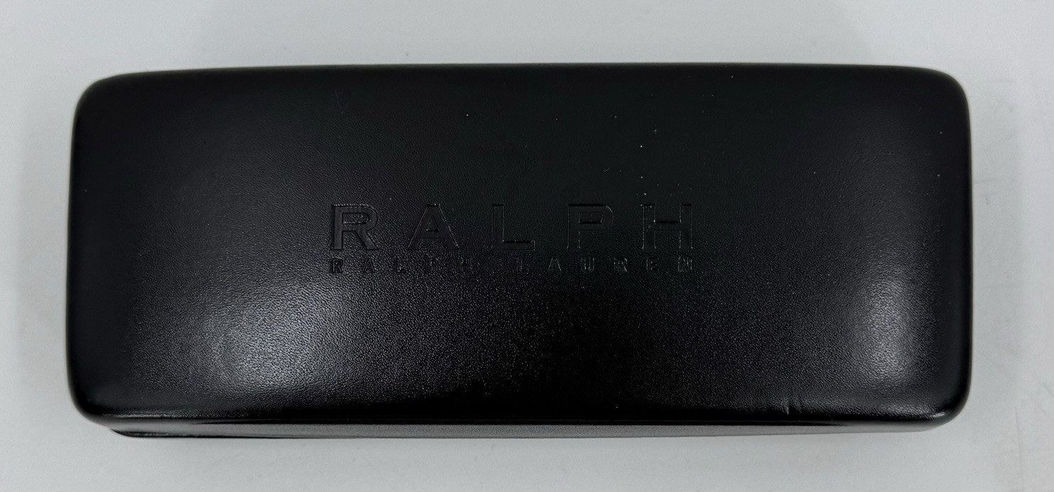 “Ralph” Ralph Lauren Eye Glasses Sunglasses Clamshell Case Black NWOT thumbnail 4