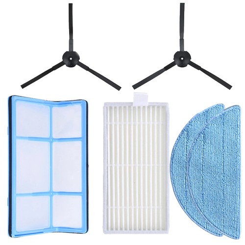 Side Brush Hepa Filter Mop Cloth For ilife V5 V5S V3 V3S V5 Pro Vacuum Cleaner - Picture 48 of 58