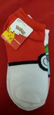 POKEMON SOCKS No Show Socks 2-pairs Novelty Shoe Size 4-10 NEW
