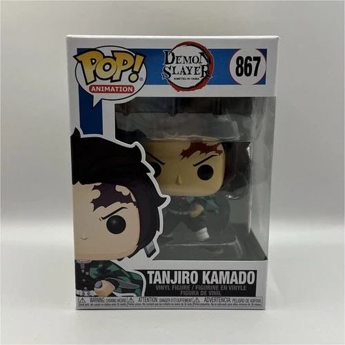 Funko Pop! Animation Demon Slayer Tanjiro Kamado #867 Vinyl Figure, 2023