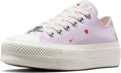 Converse Women Chuck Taylor All Star Lift Ox Lilac/Egret/Fever D A09115C US 6
