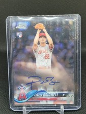 2018 Topps Chrome Parker Bridwell AUTO AUTOGRAPH RC ROOKIE CARD #RA-PBR Angels