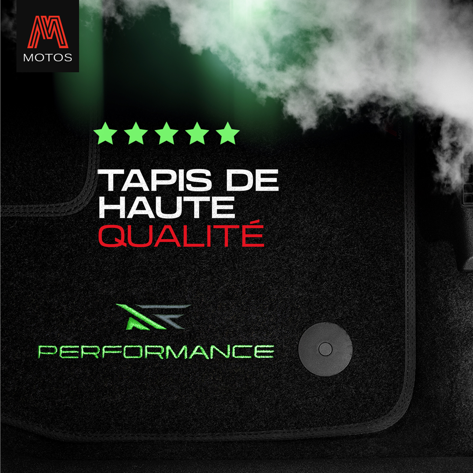 Tapis de sol Performance antidérapants pour Mazda 5 II 2005-2010 7 places - 2