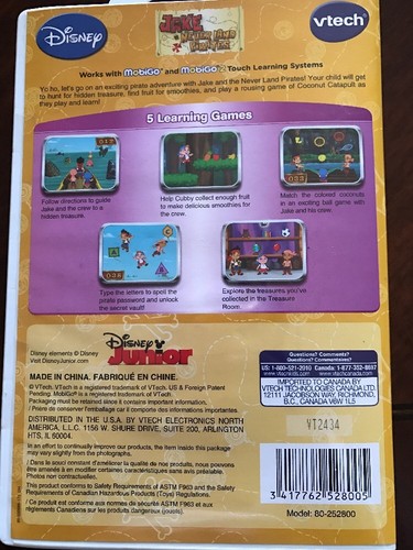 Vtech Jake & The Never Land Pirates Touch learning Systems MobiGo MobiGo 2 - Picture 2 of 2