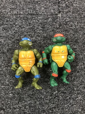 Raphael & Leonardo Teenage Mutant Ninja Turtle 1988 Mirage Studios Playmates