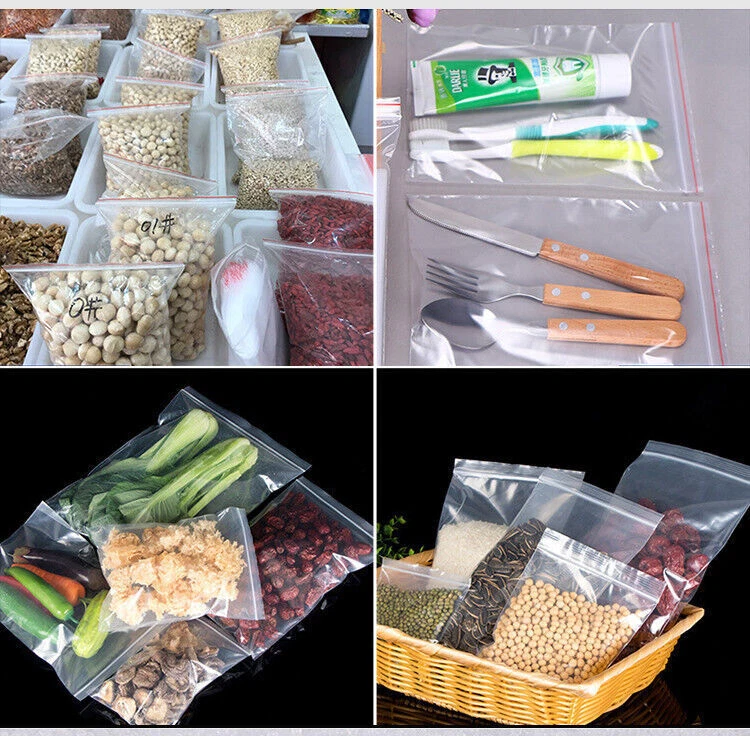 HEAVY DUTY 4 Mil Clear Zipper Seal Bags Reclosable Plastic Jewelry 4Mil Bag - Image 4 of 4