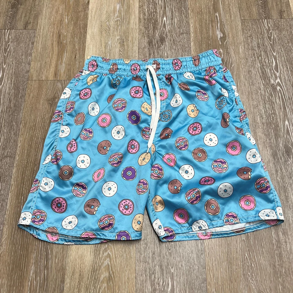 Bañador WES AND WILLY elástico lazo cintura azul estampado donuts talla grande para niño Foto 2 de 4