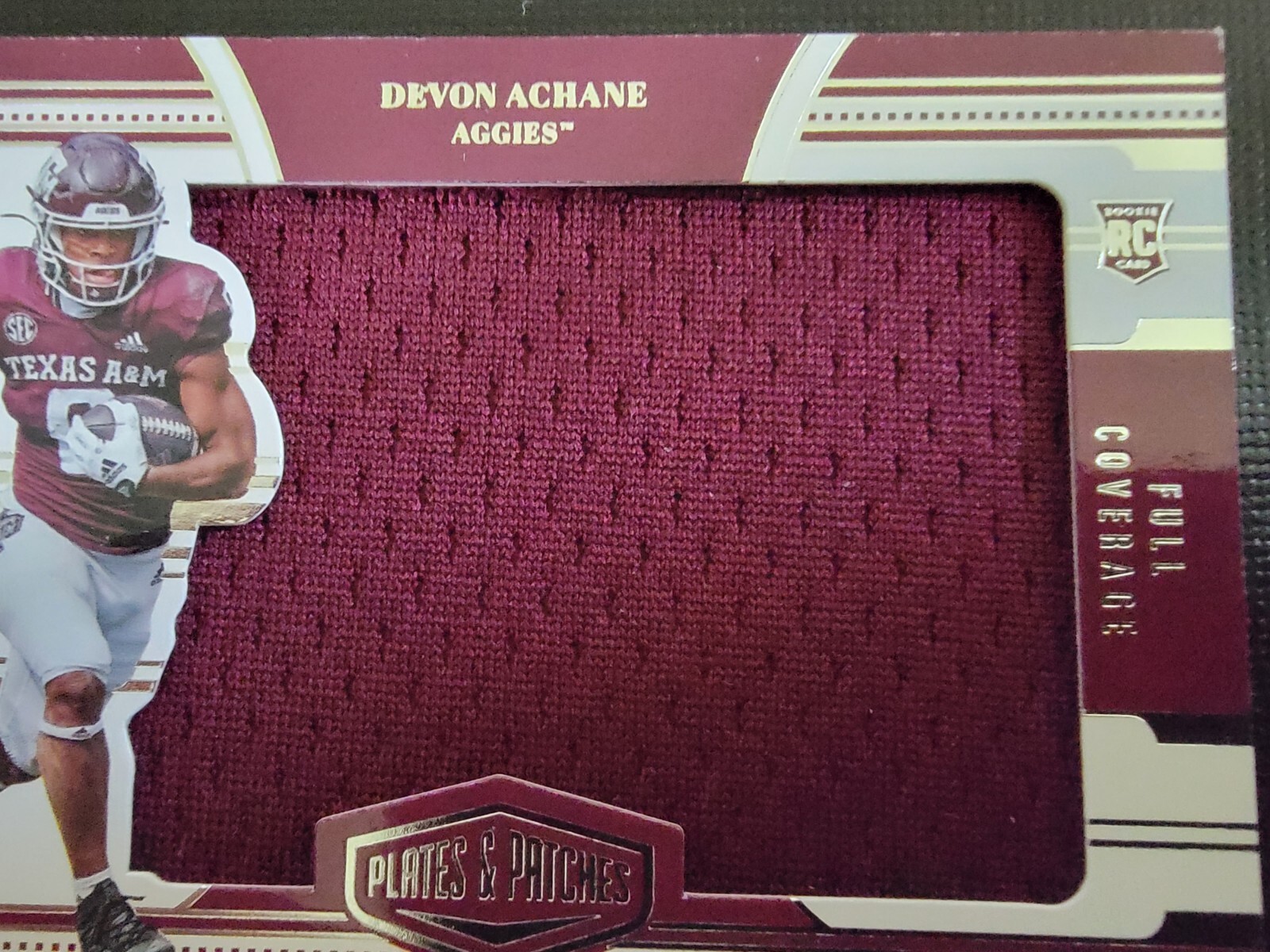 Devon Achane 2023 Panini Chronicles plaques et patchs carte de football recrue PFC-DA - Photo 3 sur 10