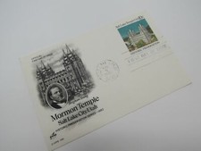 USPS Scott UX83 10c Salt Lake Temple Postal Card First Day of Issue