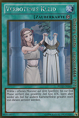 YU-GI-OH! Verbotenes Kleid – PGLD-EN049 Premium Gold, Gold Rare, Unlimitiert – Schnellzauber Fürs Duell