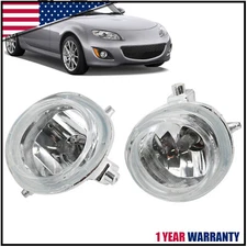 Nakkaa Front Bumper Fog Light Lamps Left Right For Mazda 3 6 5 MX-5 Miata CX-7