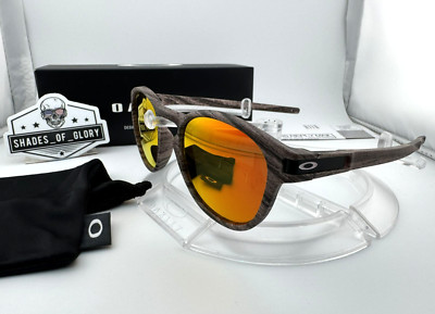 OAKLEY LATCH A WOODGRAIN ROSEWOOD PRIZM RUBY SUNGLASSES OO9265-44 AUTHENTIC RARE