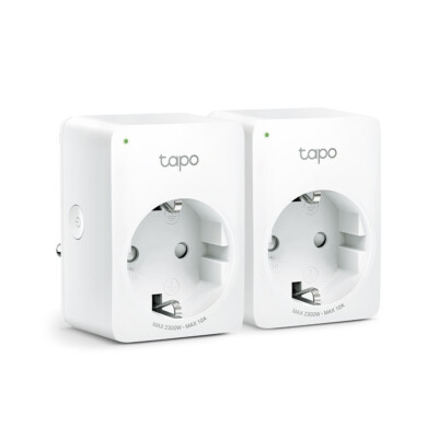 TP-Link Tapo P100 Smart Plug 2990 W 2er-Pack Wi-Fi Bluetooth Alexa Google Home i