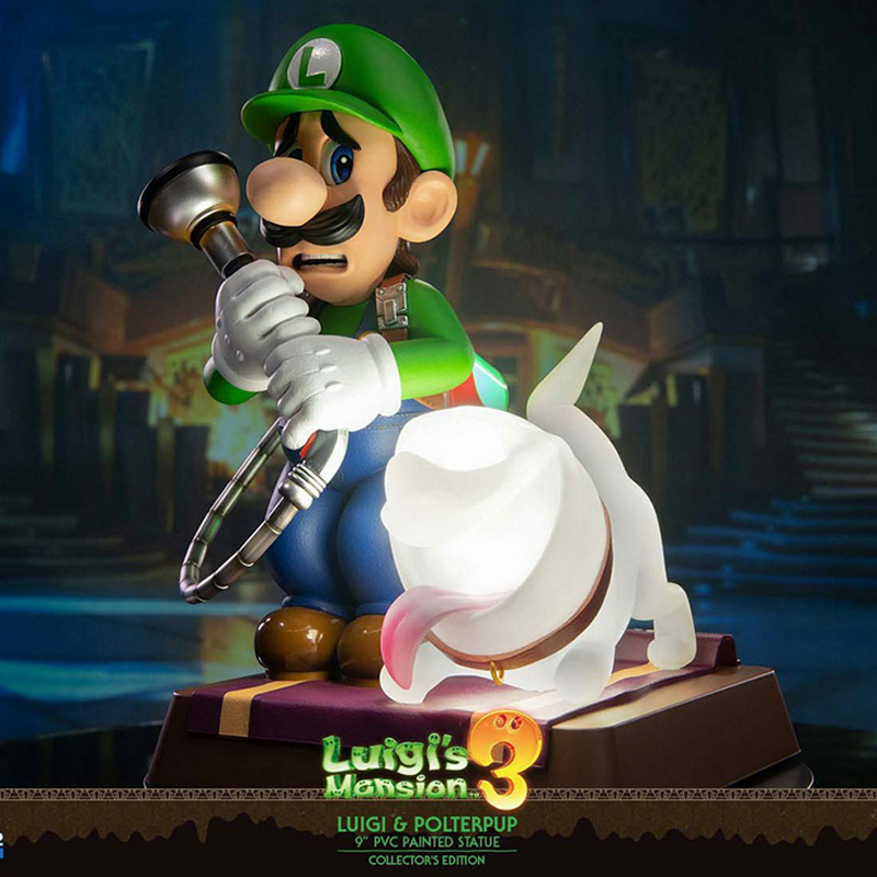 ゲームキャラクター First 4 Figures Luigi's Mansion 3 Statue First 4 Figures Luigi's Mansion 3 Limited Collectibles Painted