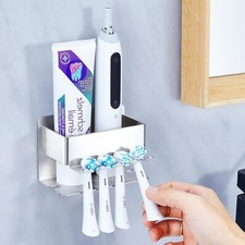 Toothbrush Head Holders, Electric Tooth Brush Head Holder, Stainless Steel Adhes