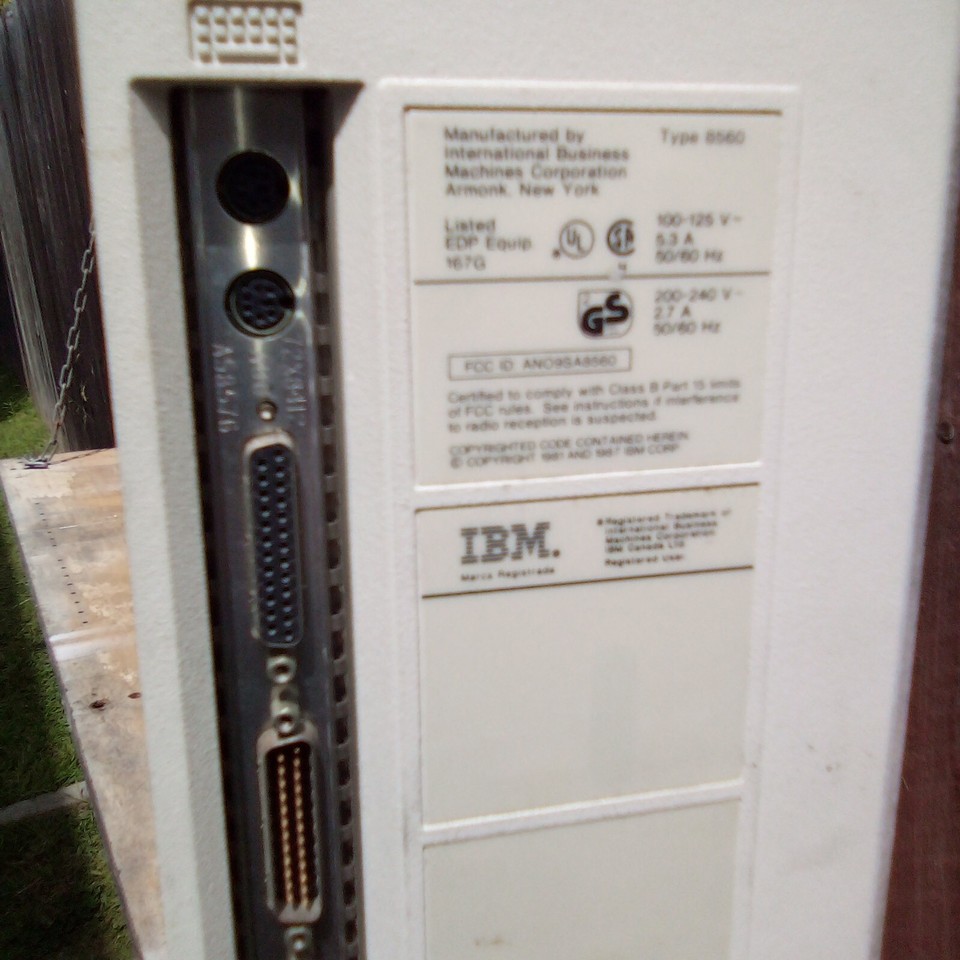 💻 ⚡ IBM PS/2 Model 60 Type 8560 Tower - Collectors Item !! ⚡💻🎓💾⚡ | eBay