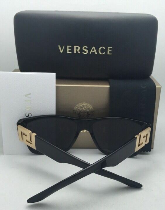 Polarized VERSACE Sunglasses VE 4296 GB1/81 59-16 Black & Gold