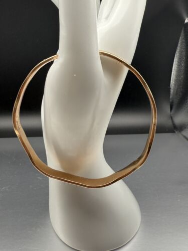 Early 20thC 9ct Gold Wavy Bangle Bracelet Cornelius Desormeaux RD 682054 1922. - Picture 4 of 21