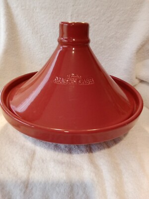 MASON CASH ENGLAND 1800 Tagine Tajine Maraq Marqa Red Glaze Stoneware EUC 11'' 