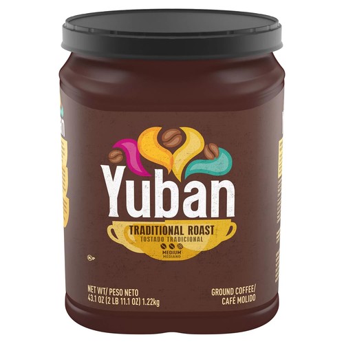 4 Pack - Yuban Traditional Medium Roast, Ground Coffee, 43.1 oz. - Picture 2 of 9