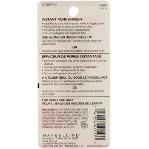Maybelline Baby Skin Instant Pore Eraser Primer, klar, 2 Stück - Bild 7 von 11