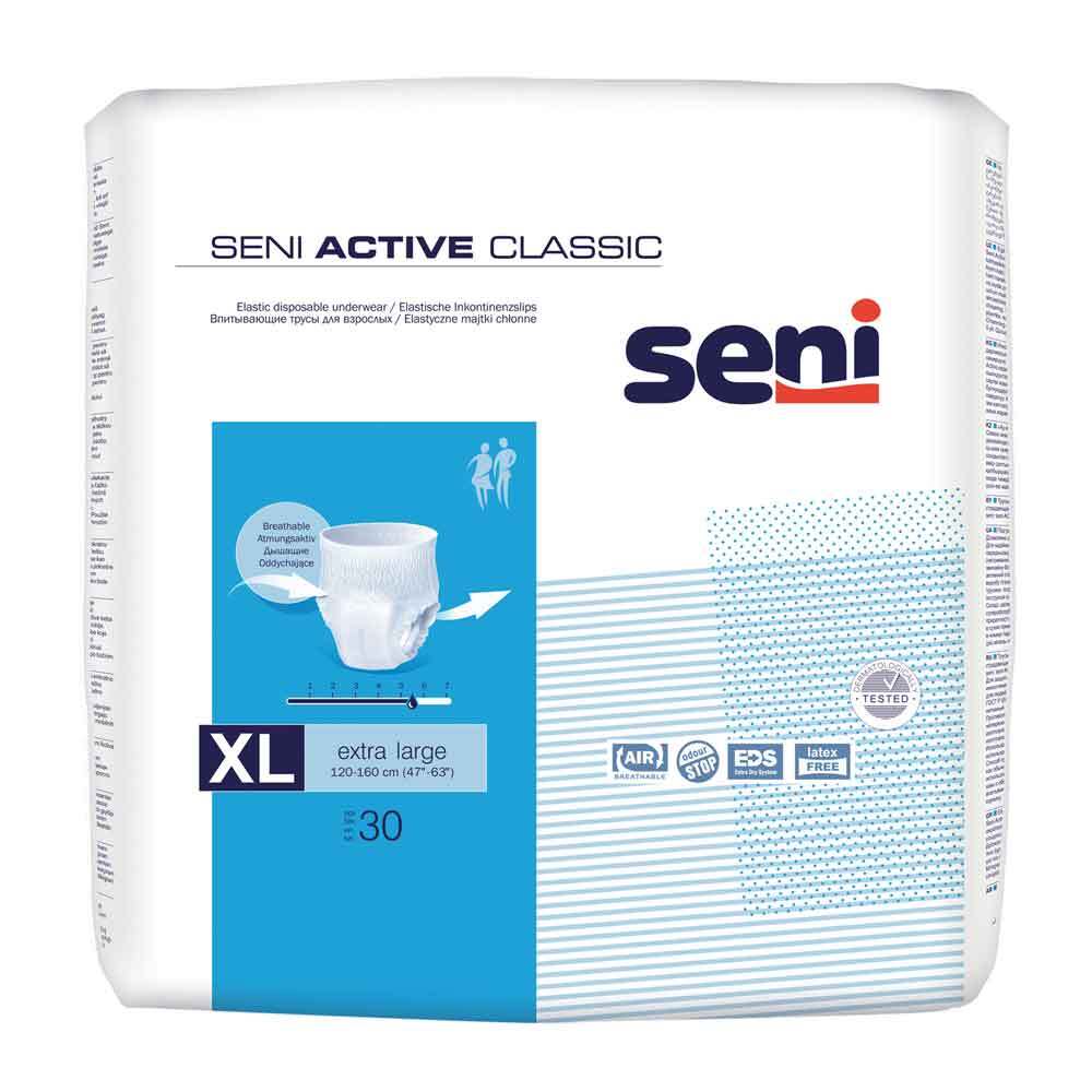 Seni Active Classic Pants Gr. XL Inkontinenzhosen 90 Stück