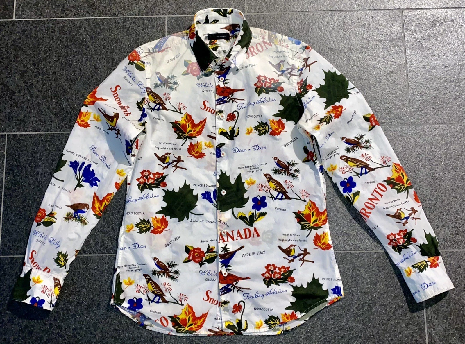 DSQUARED2 F W 2005 SNOW BIRDS 50 FEDE GIGOLO CAMICIA TEMPO LIBERO CAMICIA CAMICIA ABITO