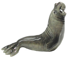 ✤ New NORTHERN ROSE Fine Porcelain Figurine ELEPHANT SEAL Statue Figure MARINE
