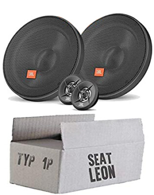 JBL Lautsprecher für Seat Leon 2 1P -16cm Boxen - System Auto  - Einbauset - PKW