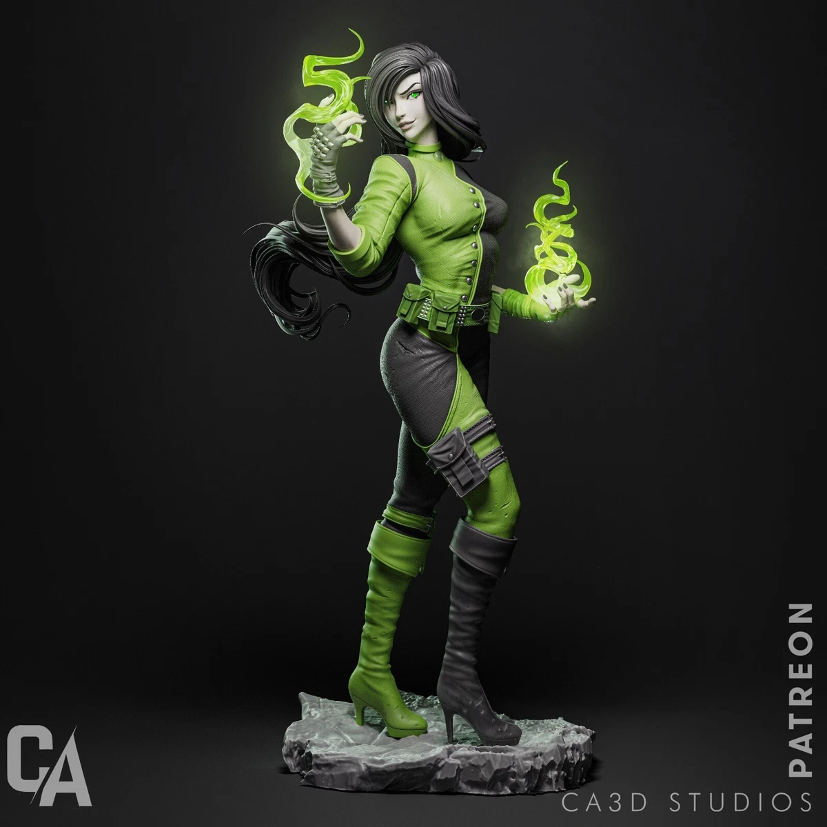 She Hulk fan art 1:10 1:8 Scales Resin model kit