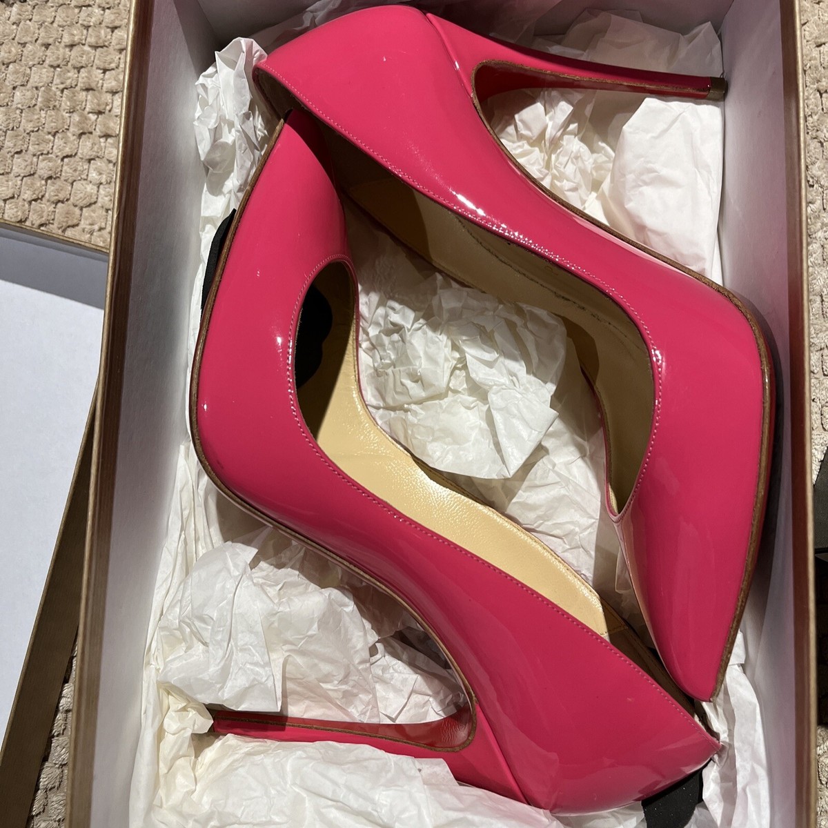 Louboutin pigalle follies 100 patent pinky | eBay Louboutin pigalle follies 100 patent pinky | eBay