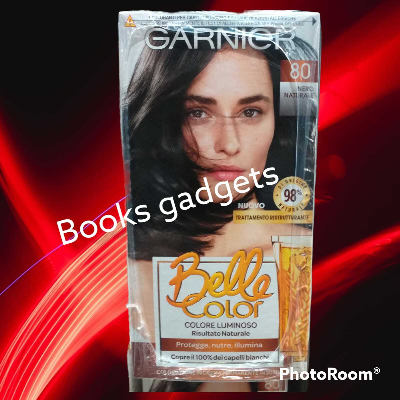 2 Conf. Garnier Belle Color N°80 Nero Naturale Tintura Capelli Ristrutturante