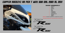 KIT COPPIA  ADESIVI RR SCUDO ANTERIORE per T MAX 500 YAMAHA tmax STICKERS