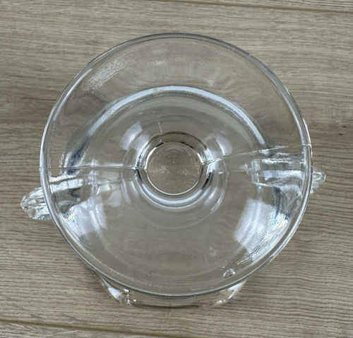 Vintage Clear Glass Grecian Urn Two Handled Candy Dish Compote - Picture 6 of 9