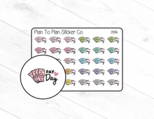 2886~~ Payday Planner Stickers.