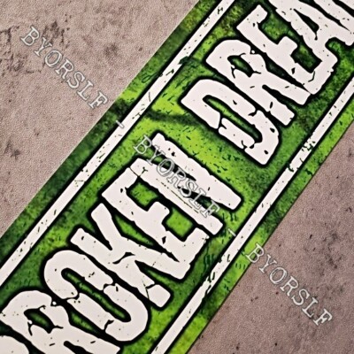Metal Sign BROKEN DREAMS BLVD bouldevard of street heart