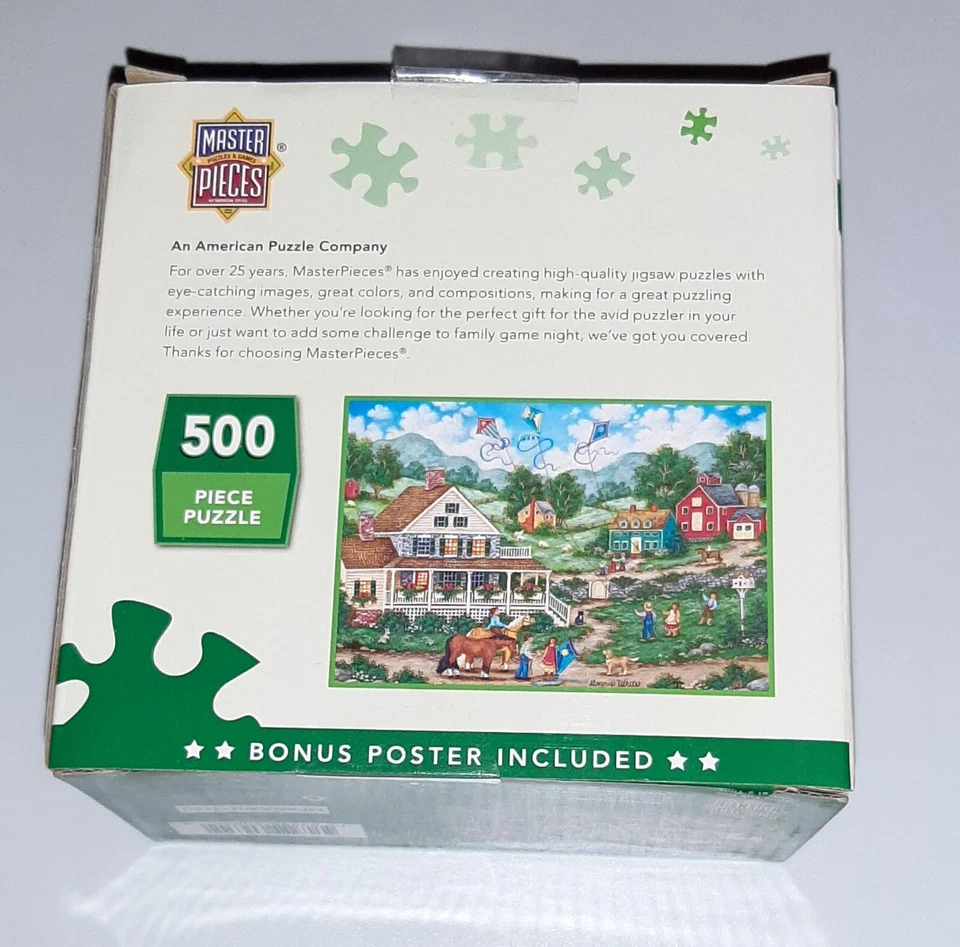 Master Pieces Heartland Collection 500 Piece Jigsaw Puzzle Crosswinds New Sealed - Image 3 of 4