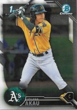 IOLANA AKAU 2016 Bowman Chrome Prospects - OAKLAND ATHLETICS - #BCP-22